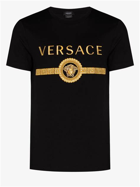 versace blouse black man|versace tees for women.